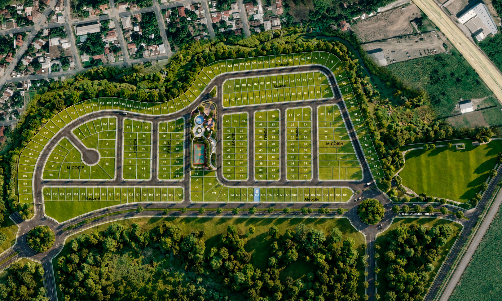 Master Plan de Residencial Monaco